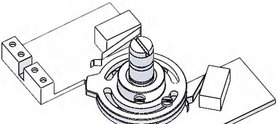 C45 316L stainless steel split-mount positioner